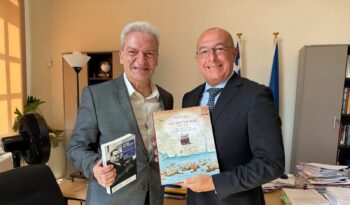 Mayor of Heraklion and Italian Ambassador Paolo Cuculi