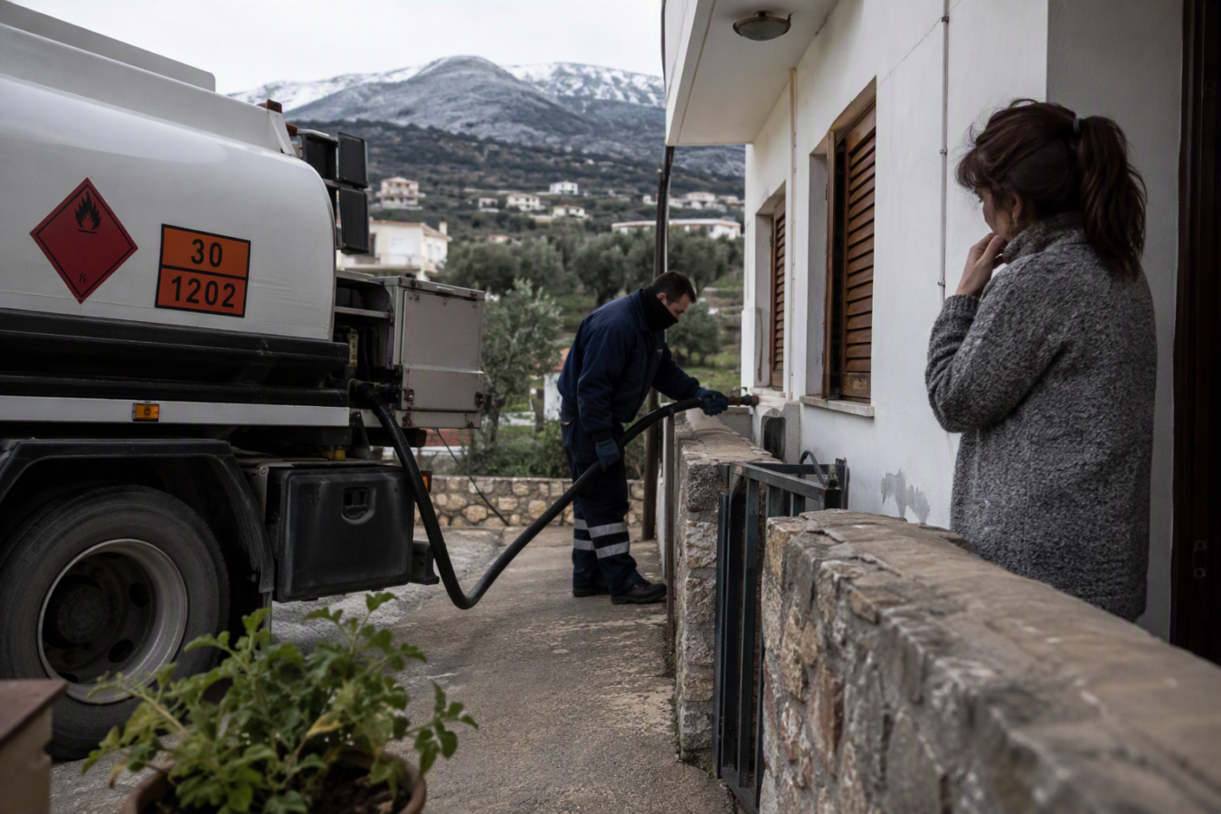 Heating Oil Debuts at a Staggering €1.60 per Liter in Crete, Sparking Fear of a Freezing Winter