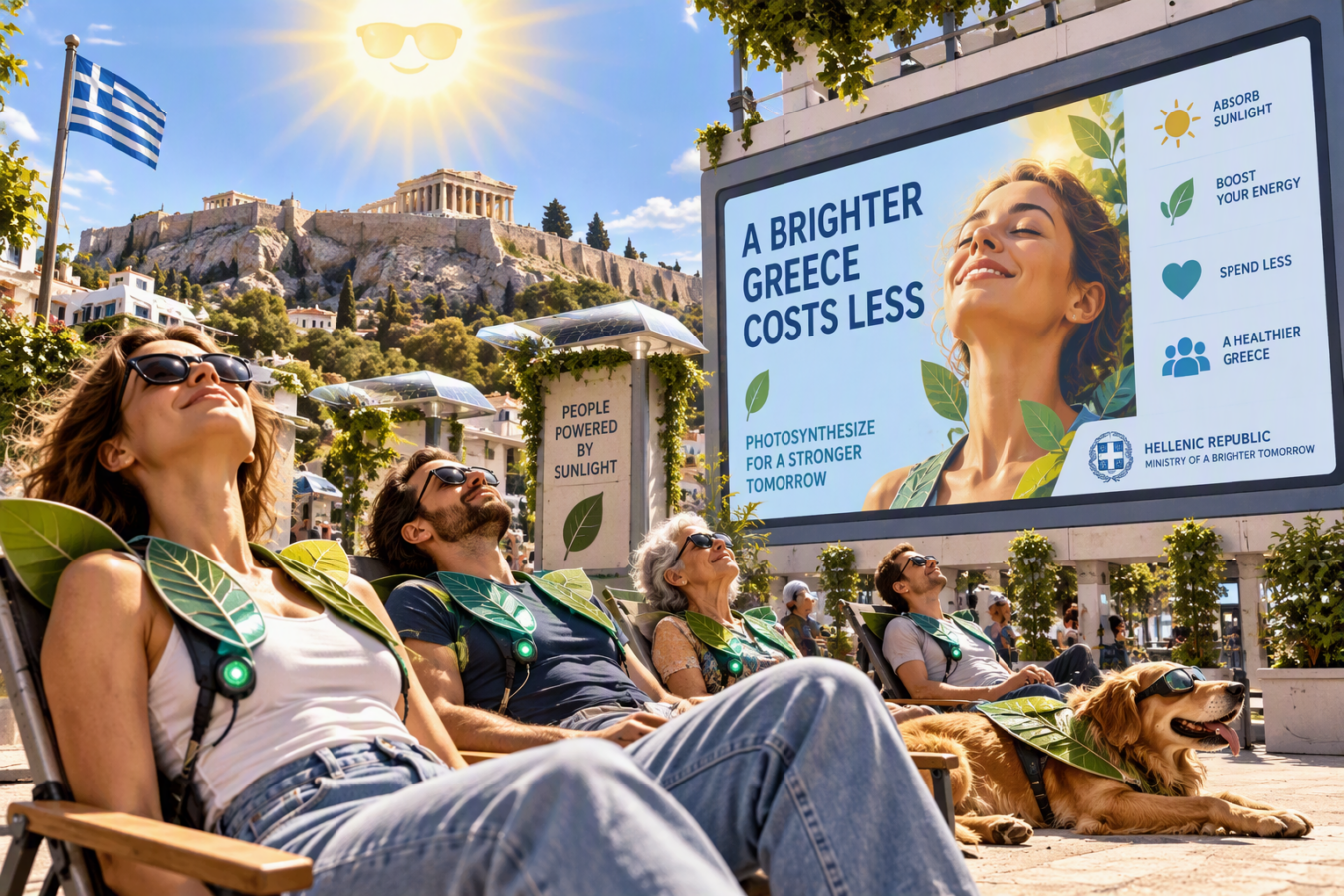 Greece Unveils Radical New Anti-Inflation Strategy: Citizens Advised to Photosynthesize (Satire)