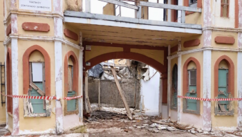 Historic Former War Museum Collapses